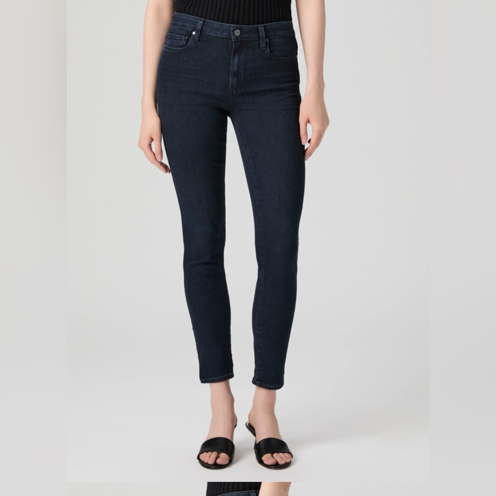 Hoxton Ankle Skinny Dark Blue Jeans